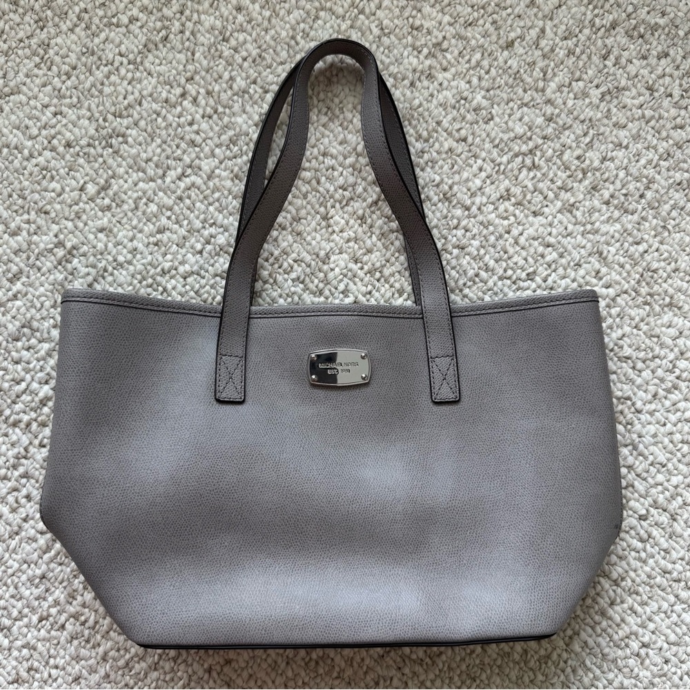Michael Kors Travel Tote Bag Purse Gray